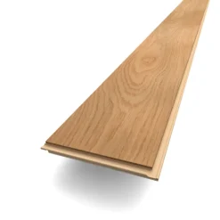 Parquet contrecollé clipsable en chêne blond rustique mat l.18,4 x L.121 cm x ép.12mm