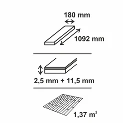 Parquet contrecollé clipsable Lulea XL en chêne vernis naturel rustique-GoodHome