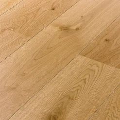 GoodHome Parquet contrecollé clipsable Marigny XL 200 cm en chêne français verni blond