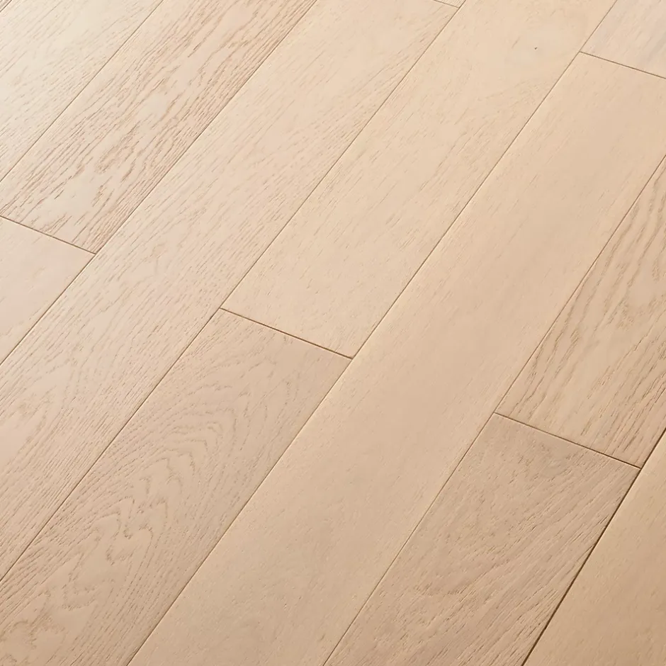 GoodHome Parquet contrecollé clipsable Lulea M en chêne huilé naturel