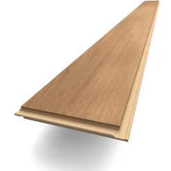 Parquet contrecollé clipsable en chêne beige rustique mat l. 13,9 x L.121 cm ép. 12 mm- Online