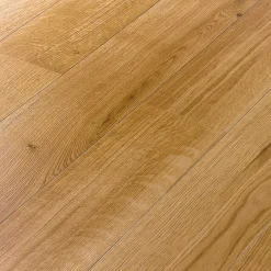 Parquet contrecollé clipsable Marigny L 200 cm en chêne français verni blond-GoodHome Hot