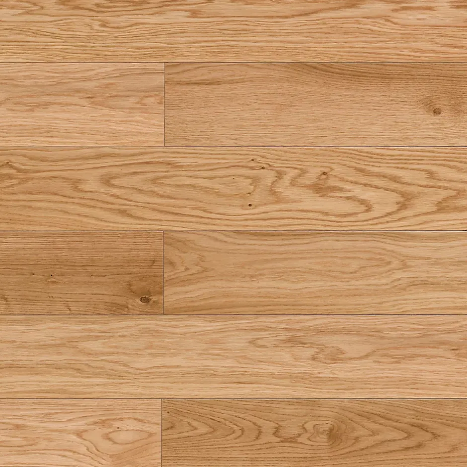 GoodHome Parquet contrecollé clipsable Marigny L 119 cm en chêne français verni blond