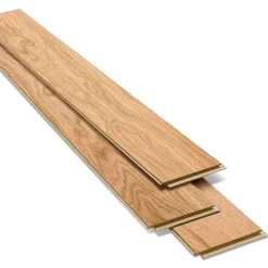 Parquet contrecollé clipsable Marigny bâtons rompus en chêne verni blond 2-GoodHome Outlet