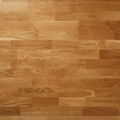 GoodHome Parquet contrecollé clipsable Bishorn XXL en chêne verni aspect naturel