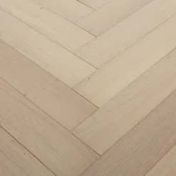 GoodHome Parquet contrecollé clipsable Lulea bâtons rompus en chêne huilé coloris naturel