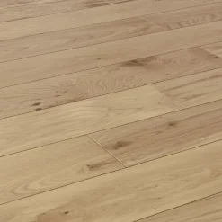 Parquet massif à clipser Lulea M en chêne verni naturel-GoodHome Clearance