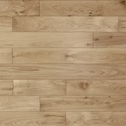 Parquet massif à clipser Lulea M en chêne verni naturel-GoodHome Clearance