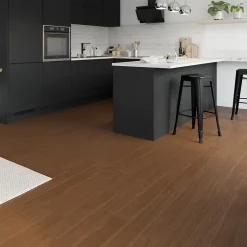 Parquet massif à coller Dryby M en frêne huilé brun compatible pièces humides-GoodHome Online