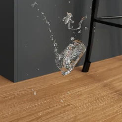 Parquet massif à coller Dryby M en frêne huilé blond compatible pièces humides-GoodHome Best