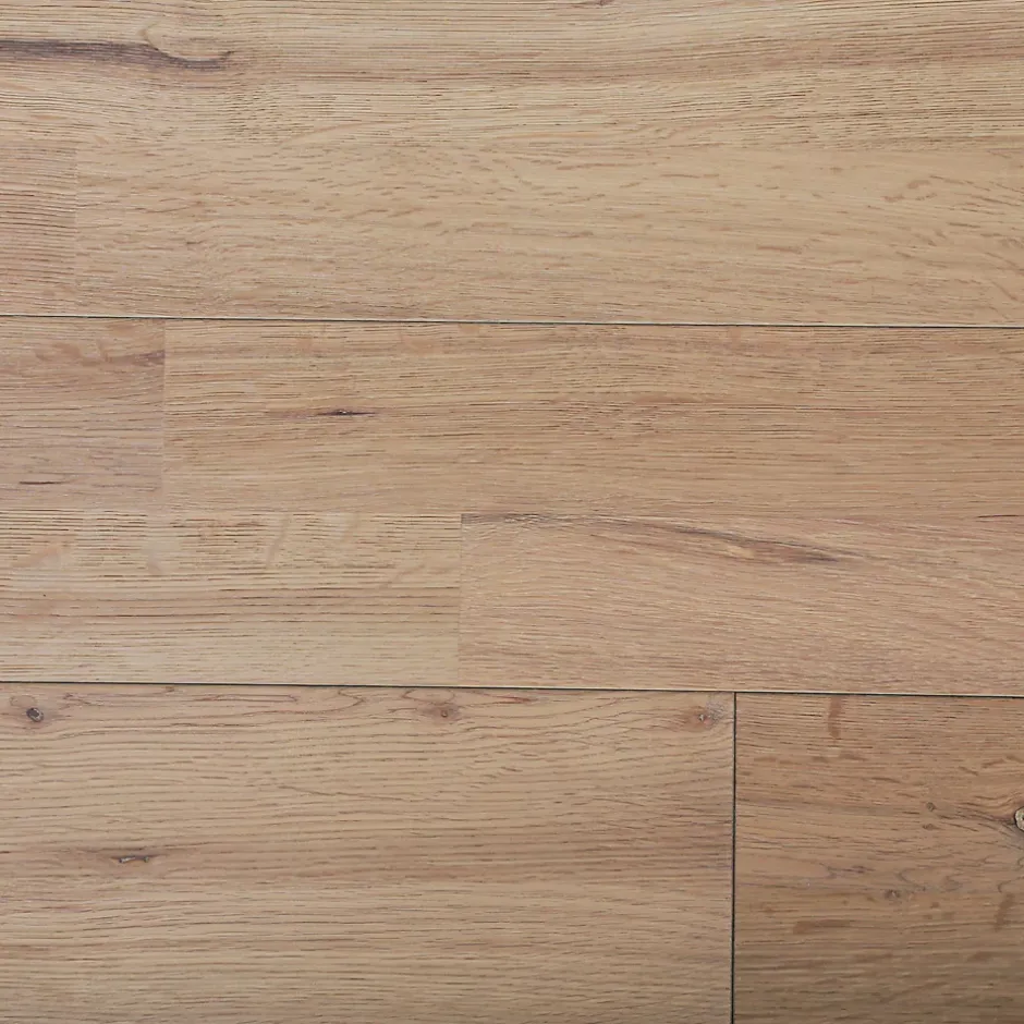 Parquet massif à coller Hardon M en chêne verni coloris naturel-