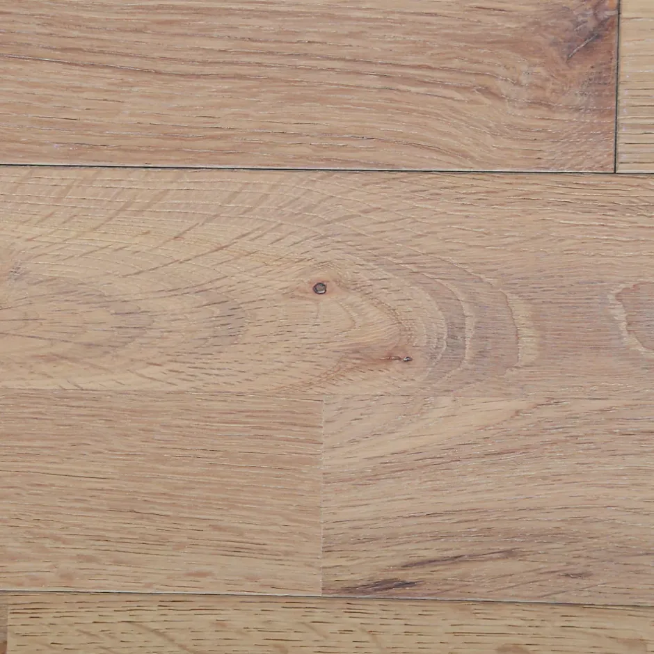 Parquet massif à coller Hardon M en chêne verni coloris naturel-