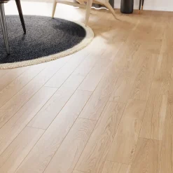 GoodHome Parquet massif à coller Lulea L en chêne huilé naturel