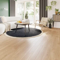 GoodHome Parquet massif à coller Lulea L en chêne huilé naturel