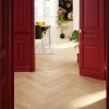 Parquet massif à coller Lulea bâtons rompus en chêne huilé naturel-GoodHome