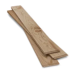 GoodHome Parquet massif à coller Lulea S en chêne huilé naturel