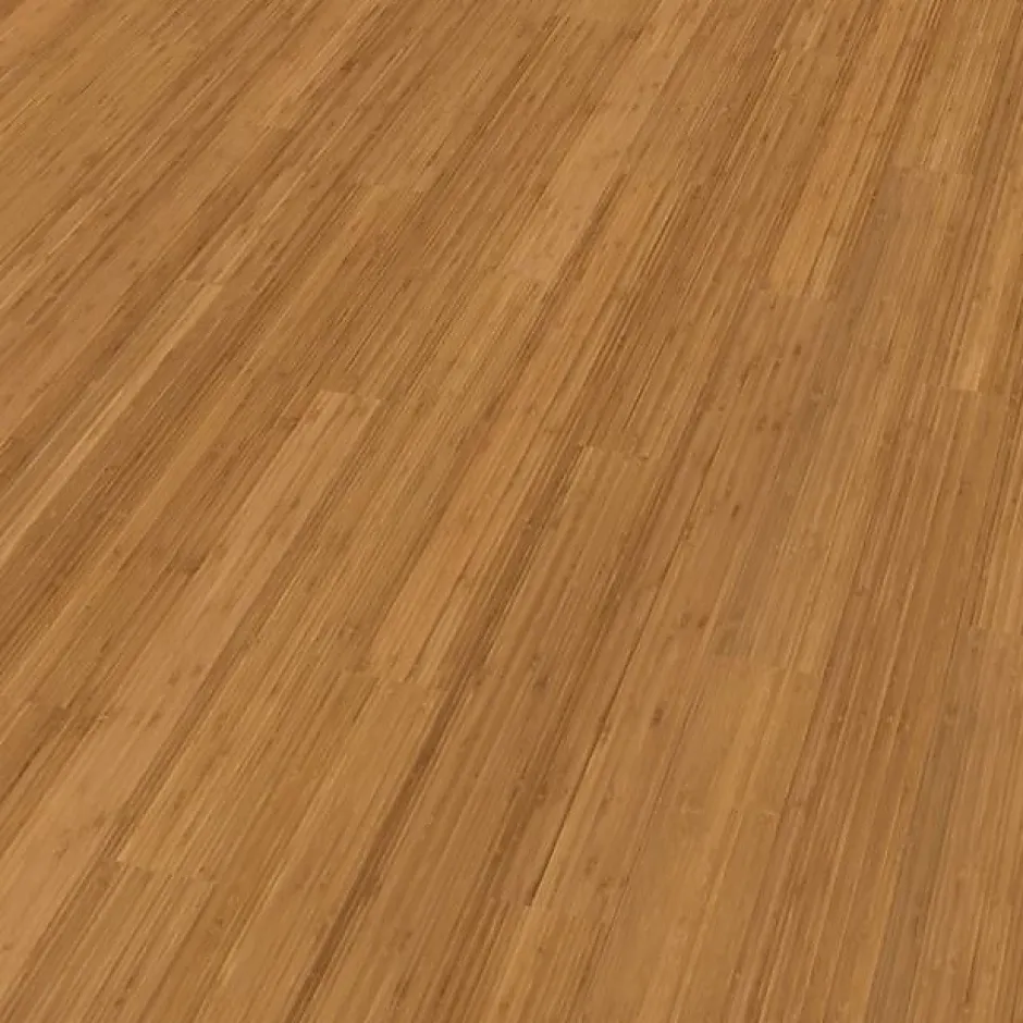 Woodbord Parquet Massif Bambou Vertical Verni Ambre - 15x96x960mm - 2,489 m²