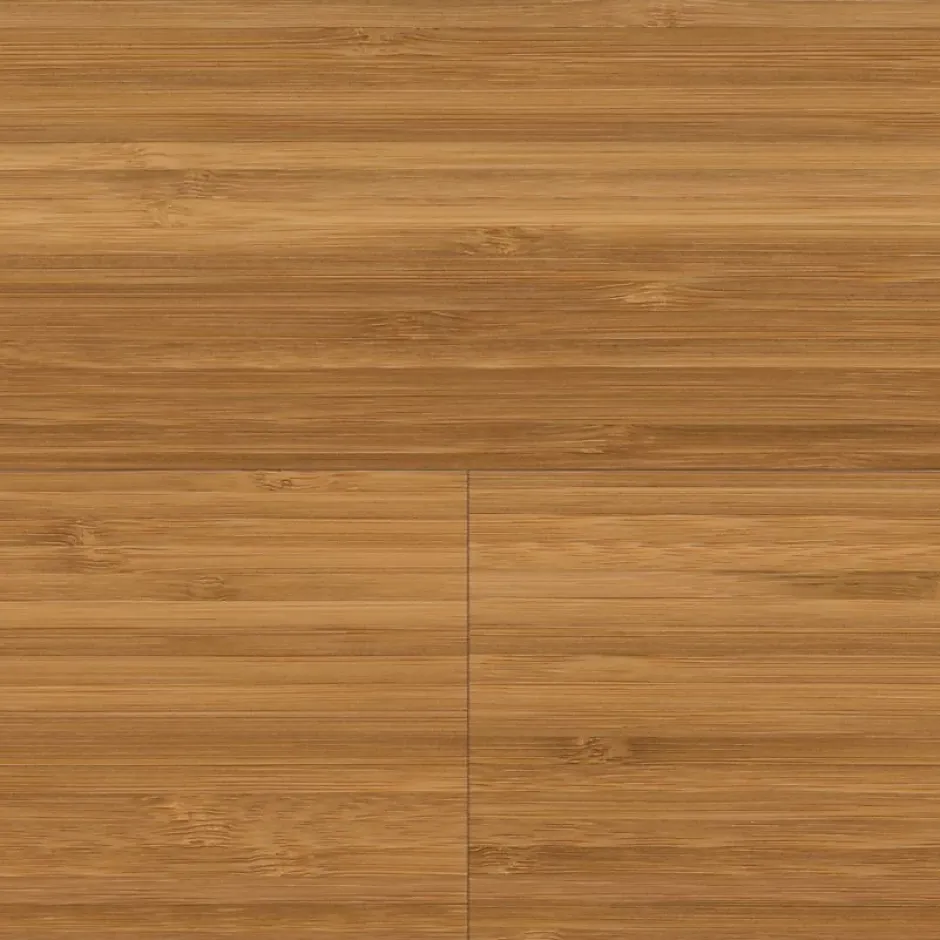 Woodbord Parquet Massif Bambou Vertical Verni Ambre - 15x96x960mm - 2,489 m²