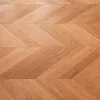 Dileci Parquet massif chêne français, Point de Hongrie / Chevron 600x120x15 mm, Teinte Bois Naturel -