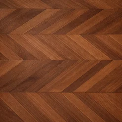 Parquet massif chêne français, Point de Hongrie / Chevron 600x120x15 mm, Teinte foncée Élégante --Dileci Online