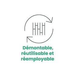 Deschaumes Parquet Naofloor Chêne Massif Verni Naturel l. 11,5cm - Ep. 13mm - Fabrication Française - Choix Authentique