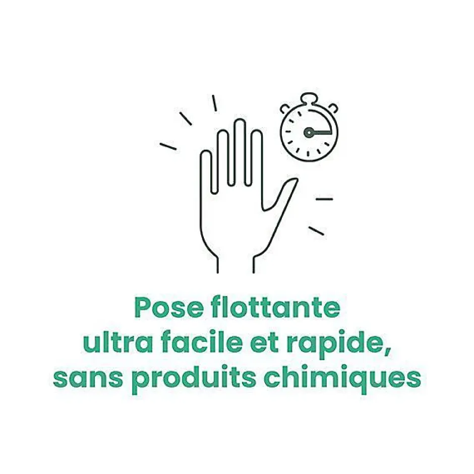 Deschaumes Parquet Naofloor Chêne Massif Verni Naturel l. 11,5cm - Ep. 13mm - Fabrication Française - Choix Authentique