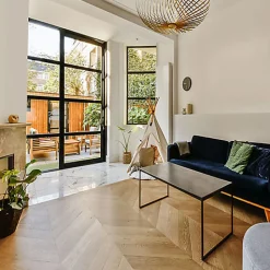 Parquet Point de Hongrie Chêne Contrecollé Verni Brossé Rustique Cesar 92X12X520mm - 2,5mm de couche d'usure-Premibel Parquet