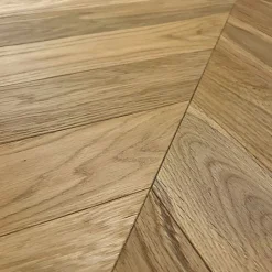 Parquet Point de Hongrie Chêne Contrecollé Verni Brossé Rustique Cesar 92X12X520mm - 2,5mm de couche d'usure-Premibel Parquet