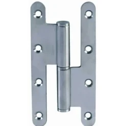 Afbat Paumelle parisienne droit bout rond en inox 110x55 mm