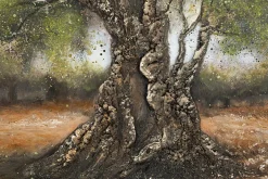 Mauro Ferretti Peinture sur toile avec applications en relief cm 120x3,8x80