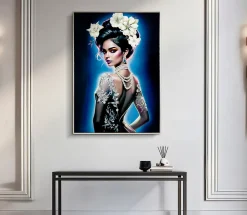 Peinture sur toile laquée avec cadre 72x4x102 cm-Mauro Ferretti Best