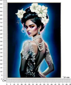 Peinture sur toile laquée avec cadre 72x4x102 cm-Mauro Ferretti Best