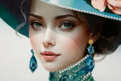 Peinture sur toile laquée avec cadre 62x4x92 cm-Mauro Ferretti Discount