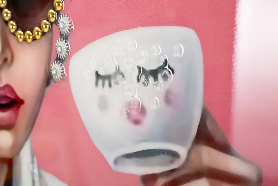 Peinture sur toile laquée avec cadre 82x4x82 cm-Mauro Ferretti Sale