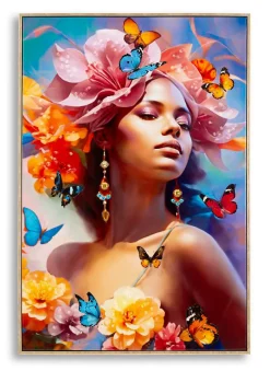 Mauro Ferretti Peinture sur toile laquée avec cadre 62x4x92 cm