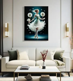 Mauro Ferretti Peinture sur toile laquée avec cadre 72x4x102 cm