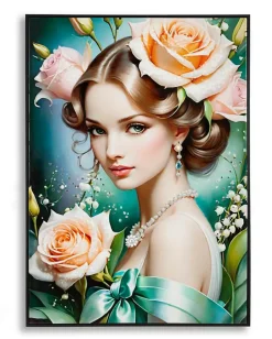 Mauro Ferretti Peinture sur toile laquée avec cadre 72x4x102 cm