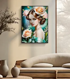 Mauro Ferretti Peinture sur toile laquée avec cadre 72x4x102 cm