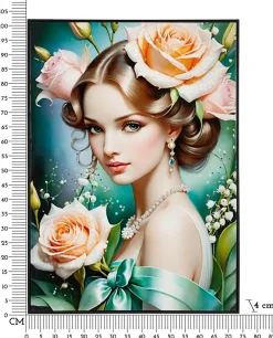 Mauro Ferretti Peinture sur toile laquée avec cadre 72x4x102 cm