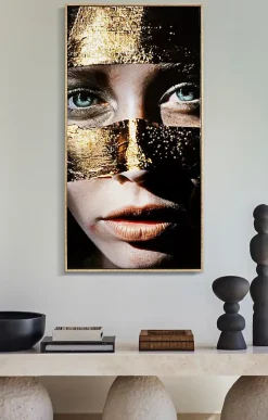 Peinture sur toile laquée avec cadre 52x4x102 cm-Mauro Ferretti Sale