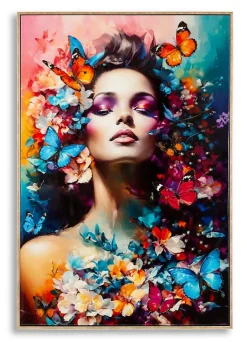 Mauro Ferretti Peinture sur toile laquée avec cadre 62x4x92 cm