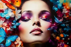 Mauro Ferretti Peinture sur toile laquée avec cadre 62x4x92 cm