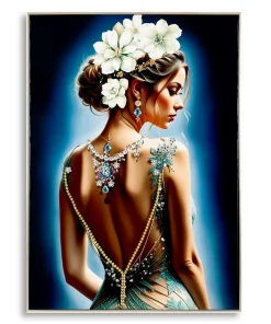 Mauro Ferretti Peinture sur toile laquée avec cadre 72x4x102 cm