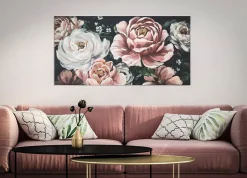 Peinture sur toile multicolore fleurs cm 120x3,7x60-Mauro Ferretti Best