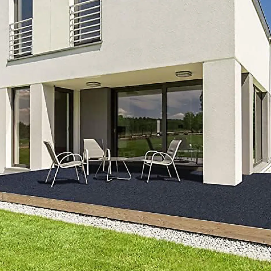 Floordirekt Pelouse synthétique Farbwunder Pro Noir 133 x 300 cm