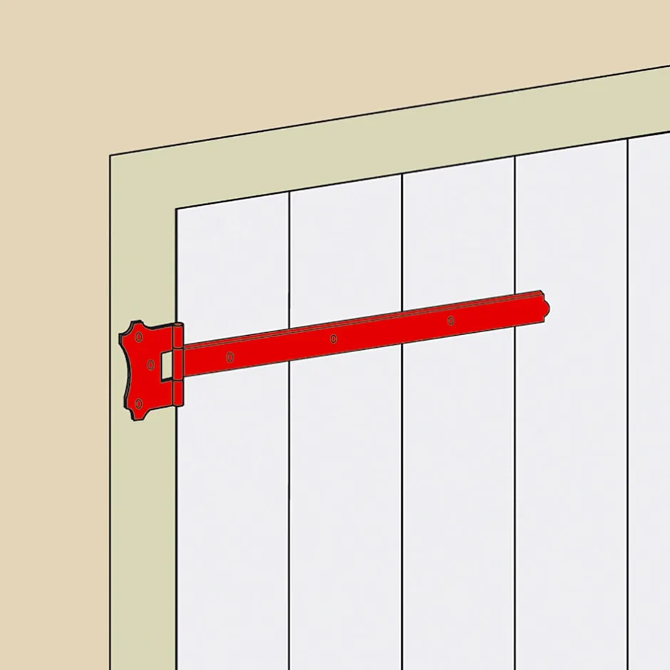 Penture bout carré acier noir Afbat L.500 mm-Afbat - Tb Industrie Sas Online
