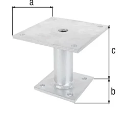 Pied de poteau platines fixes 100/150 Alberts-GAH ALBERTS Best