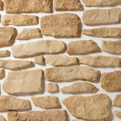 Ro'Ma Nature Pierre de parement extérieur Province ton cannelle (lot de 1,32 m²) -