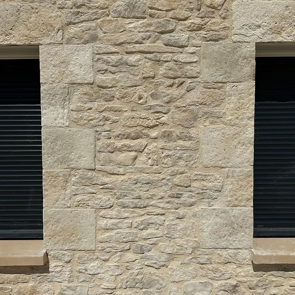 Ro'Ma Nature Pierre de parement extérieur Province ton naturel (lot de 1,32 m²) -