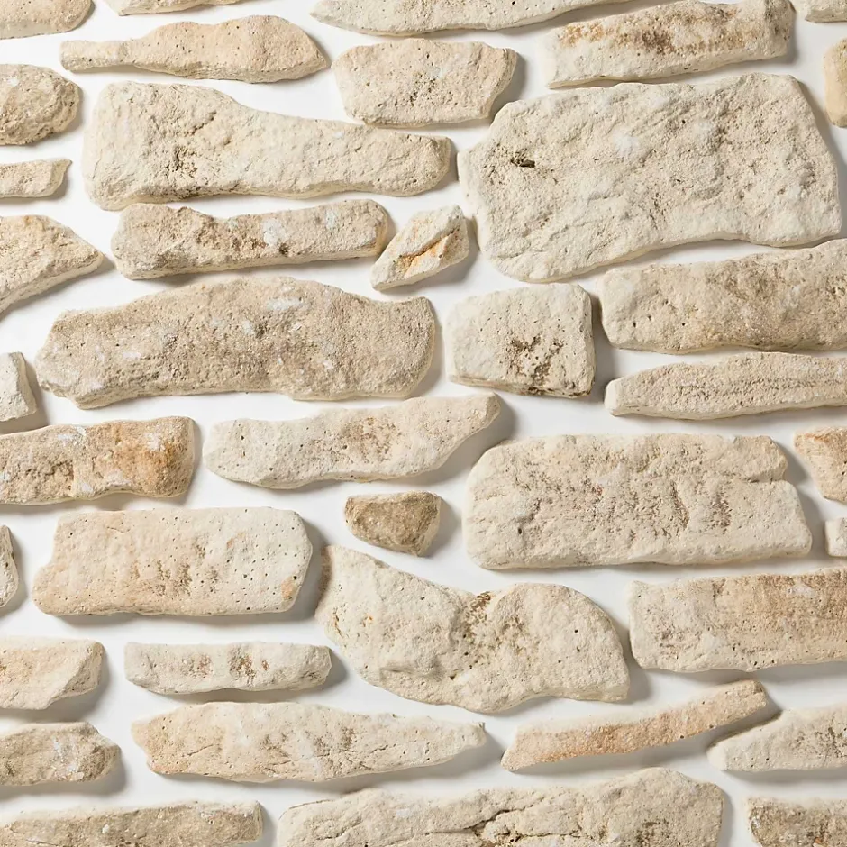 Ro'Ma Nature Pierre de parement extérieur Province ton naturel (lot de 1,32 m²) -